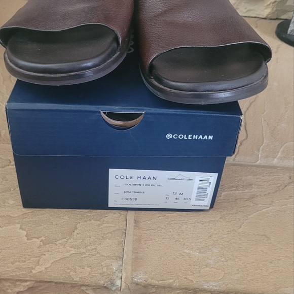 Cole Haan leather slides - Picture 7 of 14